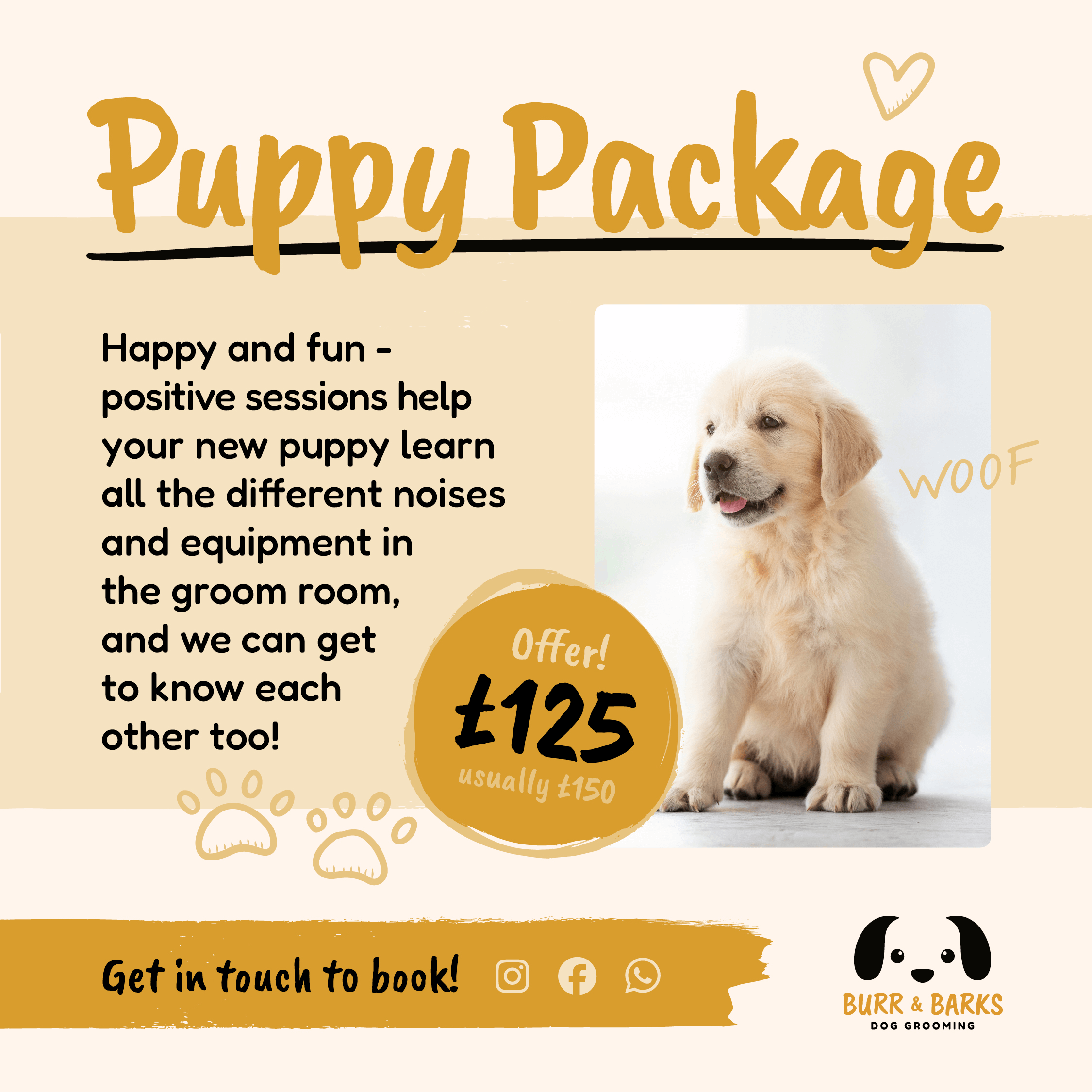 puppy package price